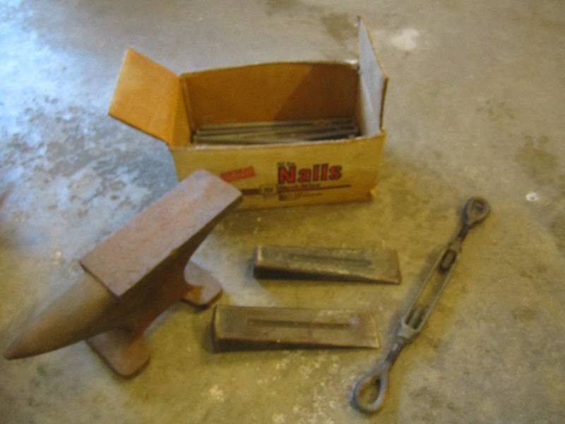 Anville, splitters, and heavy nails...