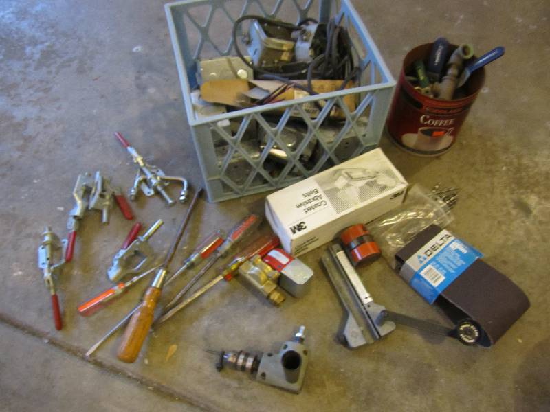 Lot of assorted tools, electrical a...