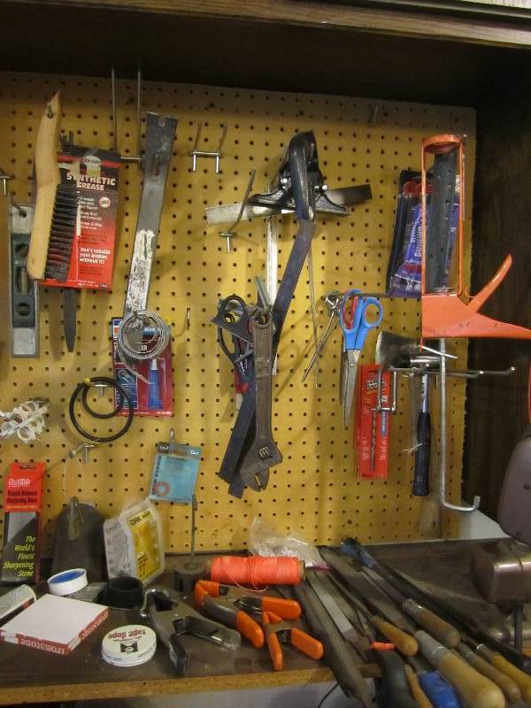 Lot of hand tools...