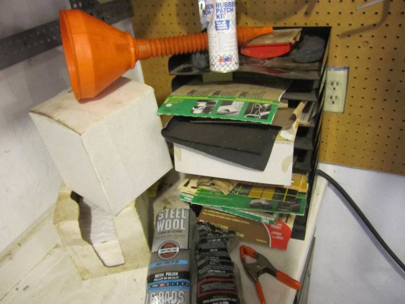 Organizer filled with sandin suppli...