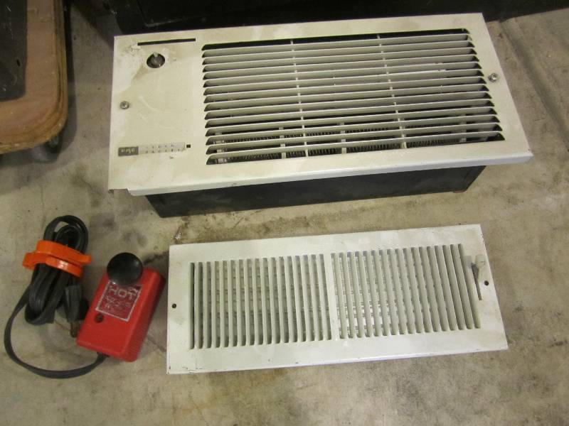 Space vent heater, vent and hot spo...