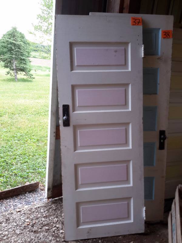 5 Panel Solid Wood Interior Door Chisago City Antique And Vintage 5 Panel Solid Wood Interior Door Chisago City Antique And Vintage Architectural Salvage Items From The Garage K Bid