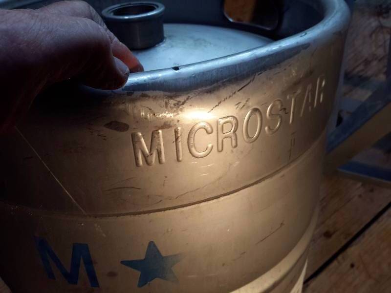 lot 54 image: 15.5 Gallon Stainless Keg