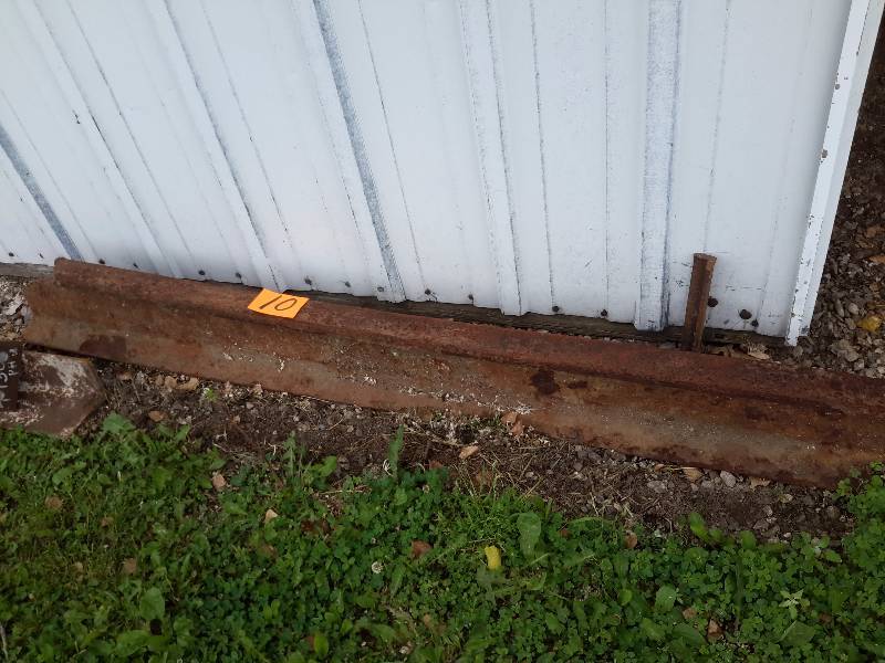 lot 10 image: Antique Steel Railroad Rail.. From St Croix Valley Railroad Track