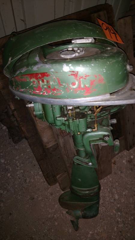 lot 94 image: Vintage JOHNSON outboard motor