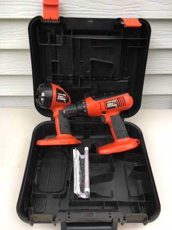lot 51 image: Black and Decker Firestorm 18volt Set
