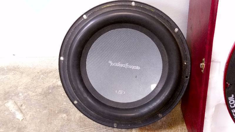 rockford fosgate subwoofer repair parts