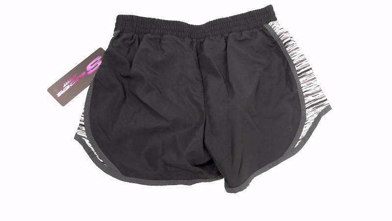 lot 39 image: Skechers Crayon-Stripe Running Shorts WM - Black