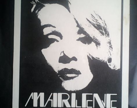lot 3 image: Vintage MSP Marlene Dietrich 1974 Concert Poster  Show Bill Print