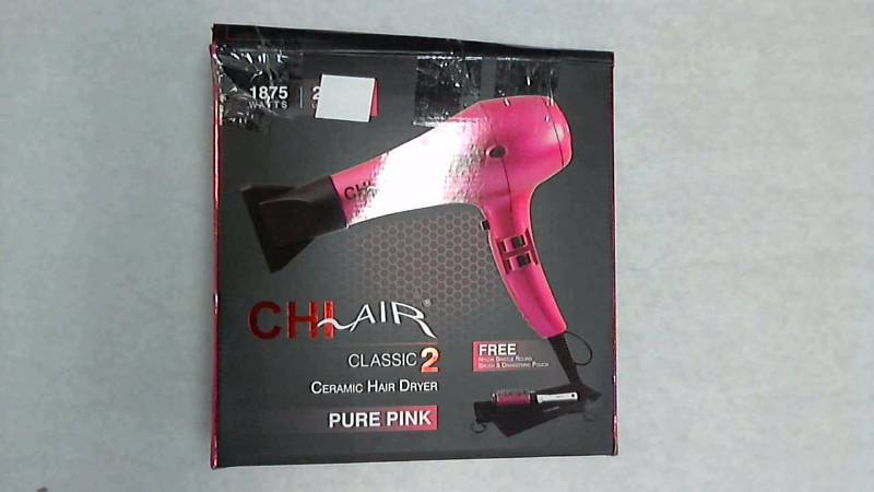 lot 2619 image: CHI Air Classic 2 Ceramic Hair Dryer Pink