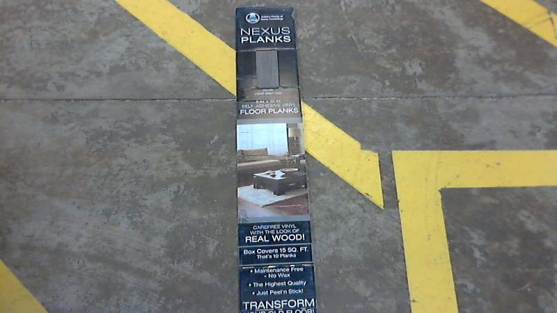 lot 2748 image: Nexus 1.2mm Vinyl Planks 6x36 Light Gray