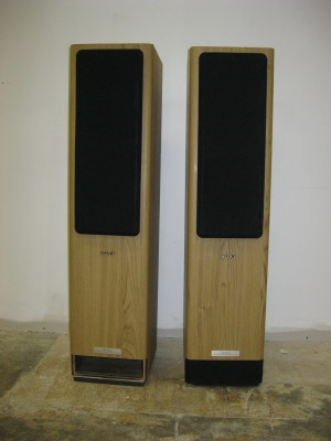 vintage sony tower speakers