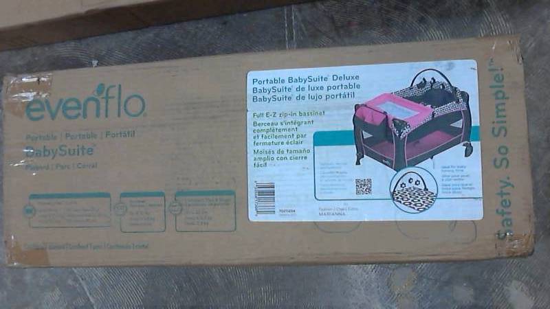 lot 3035 image: Evenflo Marianna Portable Baby Suite 300 Bassinet  Play Yard