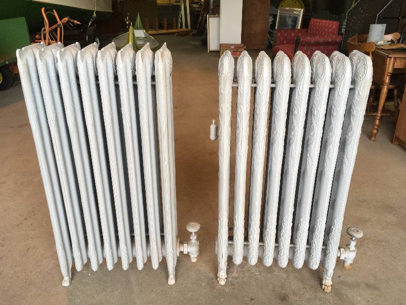 lot 30 image: ANTIQUE RADIATORS (2)
