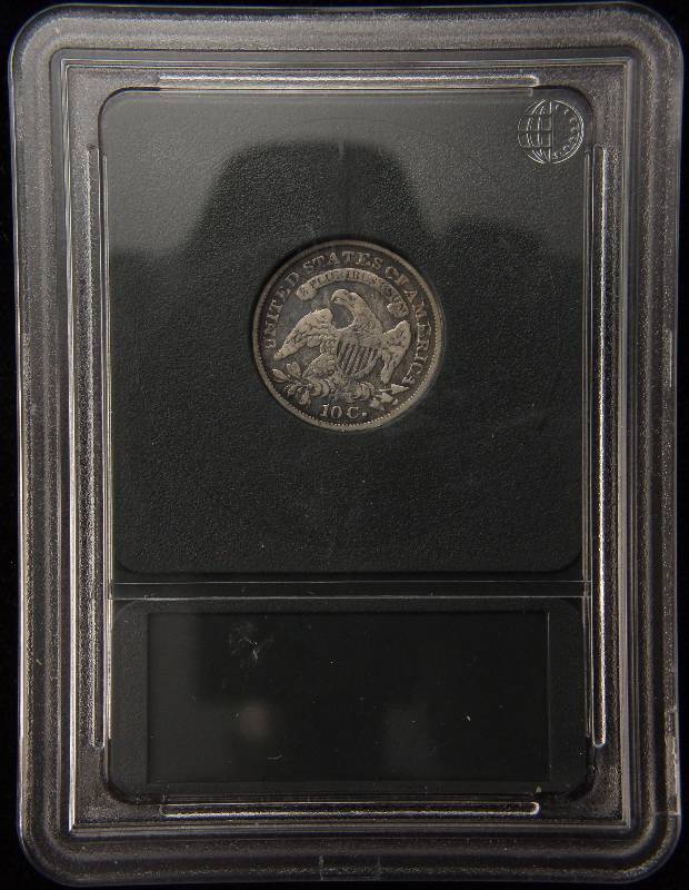 lot 01 image: 1831 CAPPED BUST DIME SMALL DATE F-12