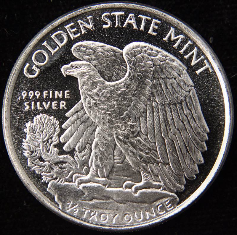 lot 28 image: 12 TROY OZ. .999 FINE SILVER WALKING LIBERTY DESIGN