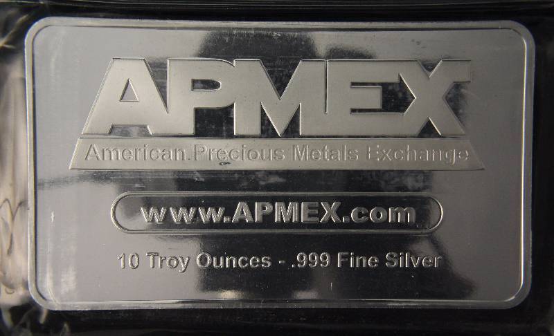 lot 71 image: 10 TROY OZ. .999 FINE SILVER AMPEX 10 COMMANDMENTS SEALED