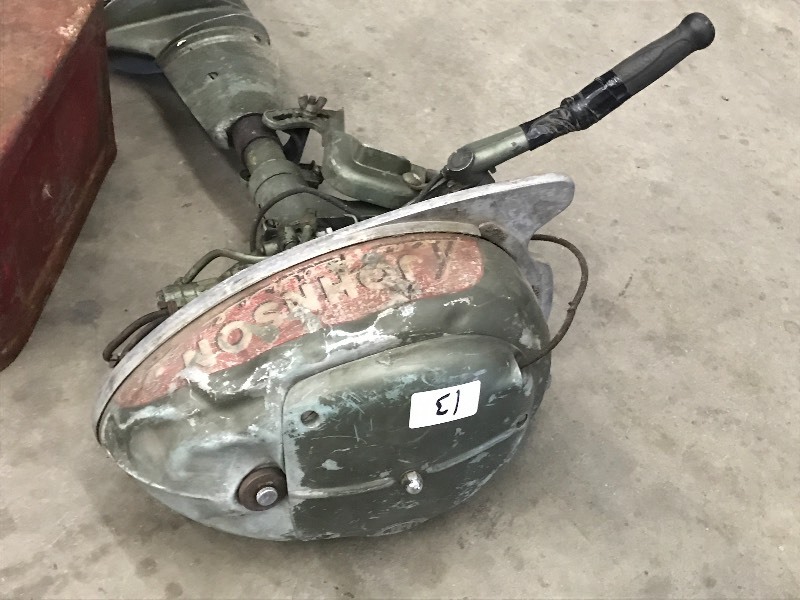lot 13 image: Johnson Outboard Motor