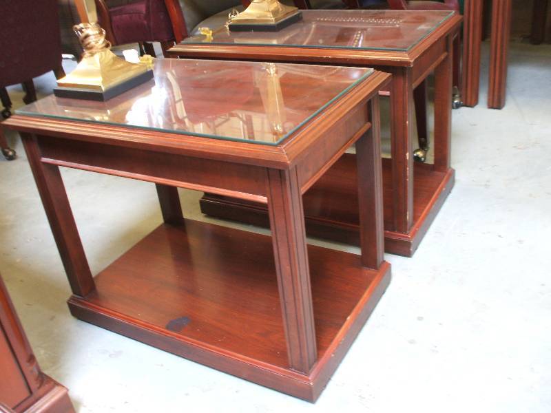 KIMBALL END TABLES AND LAMPS