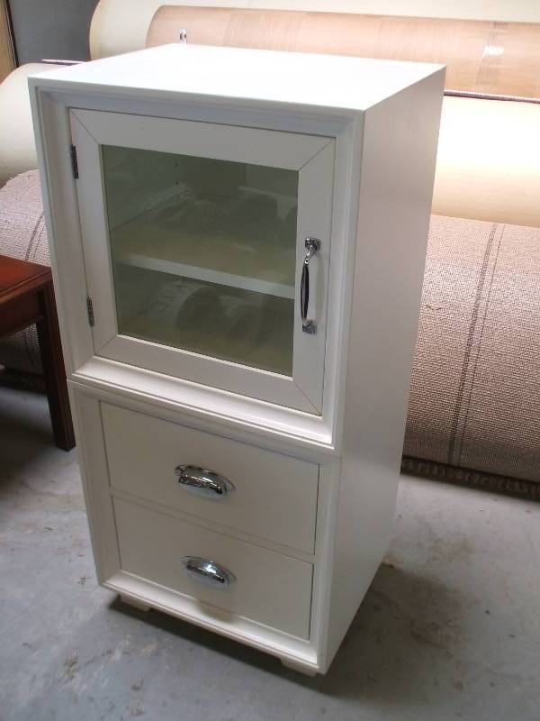 POTTERY BARN  2 PC CABINET