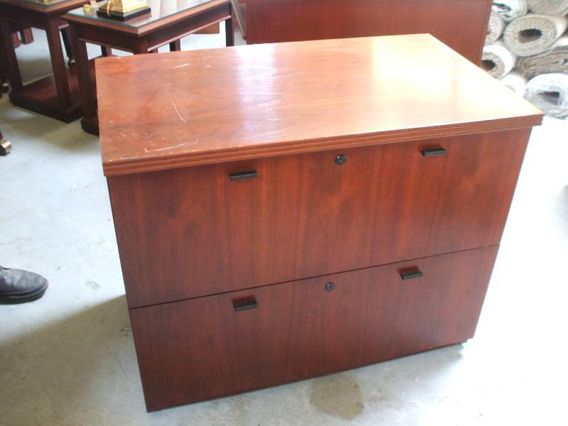 SOLID WOOD FILE CABINET