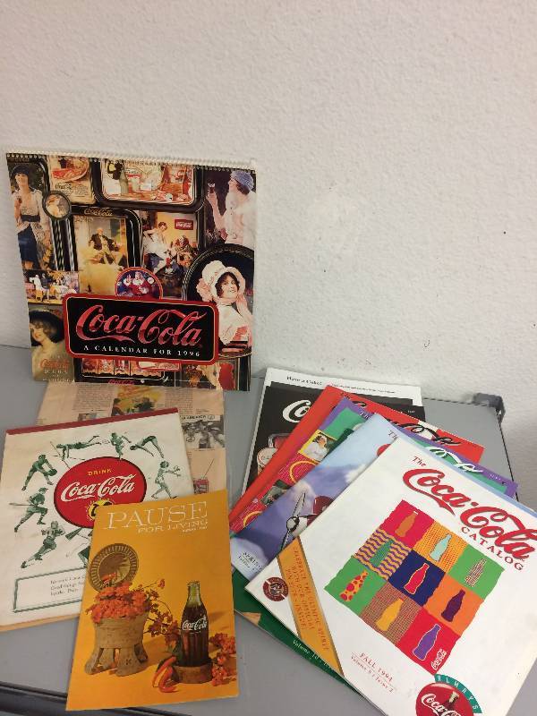 lot 6 image: Coca-Cola Assorted Catalogs and More