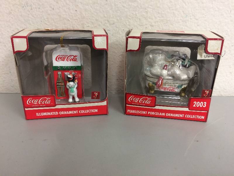 lot 14 image: Coca-Cola Ornament Collection