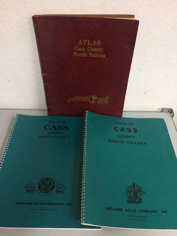 lot 35 image: Vintage Cass County Atlas Books