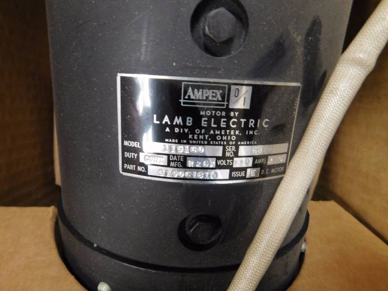 lot 13 image: Ampex Motor by Lamb Electric (Model # 115160)