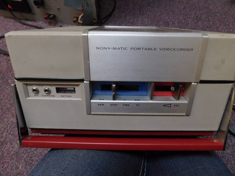 lot 20 image: Vintage Sony-Matic Portable Video Recorder wCase (Serial #38598)