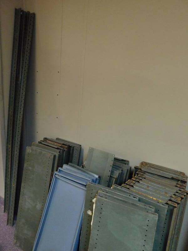 lot 30 image: Metal Shelves and Beams- Sizes Vary