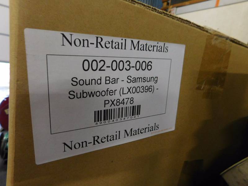 lot 54 image: 2 Samsung Subwoofer