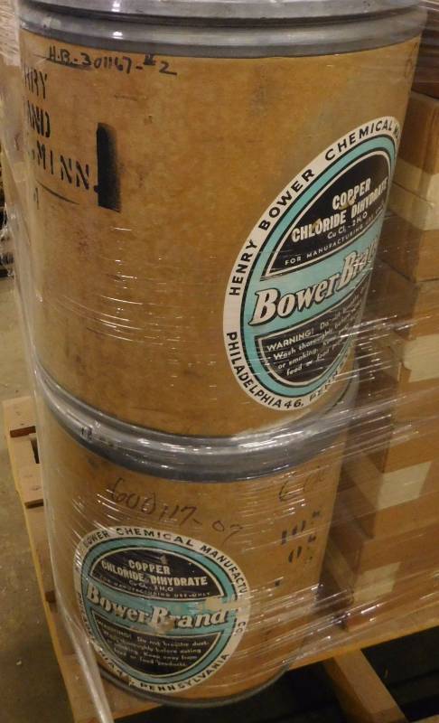 lot 72 image: Bower Brand Copper Chloride Dihydrate (x2)