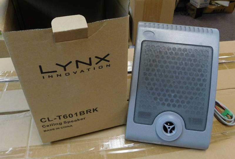 lot 53 image: 9 Lynx Innovation CL-T601BRK Ceiling Speaker
