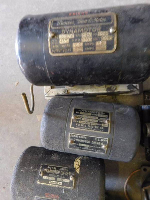 lot 96 image: Antique Dynamotor Motors