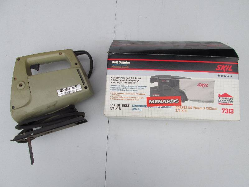 lot 88 image: Skil Belt Sander  Master Craft Jig Saw