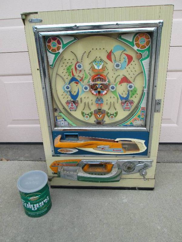 lot 96 image: Vintage Japanese Pachinko Game w Balls