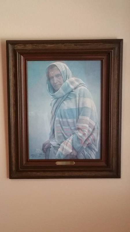 lot 39 image: Taos Indian Signed  Numbered by James Fields