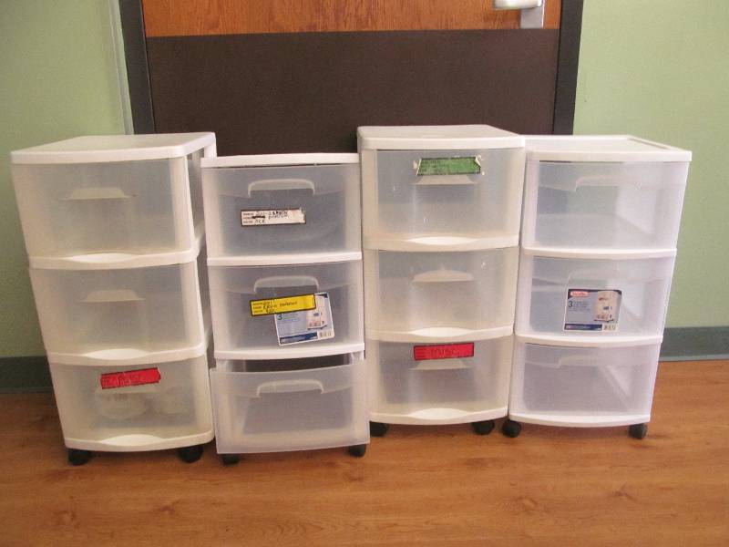 lot 13 image: storage carts