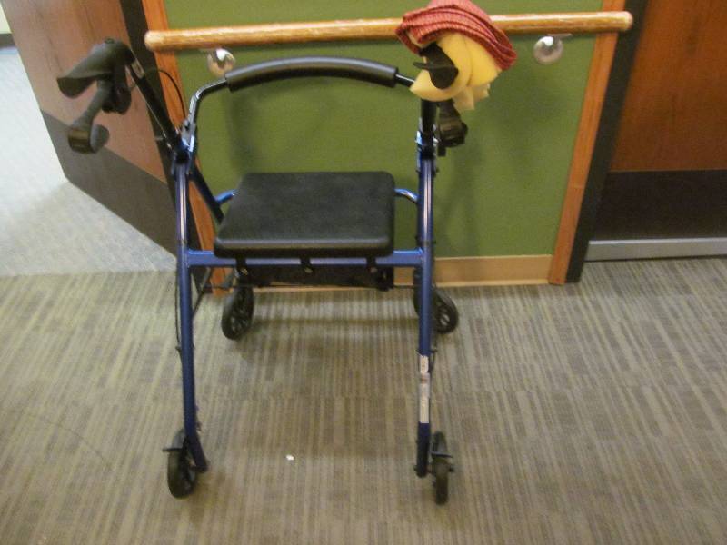 lot 71 image: wheeled walker