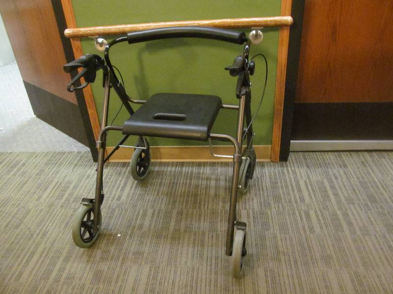 lot 72 image: wheeled walker