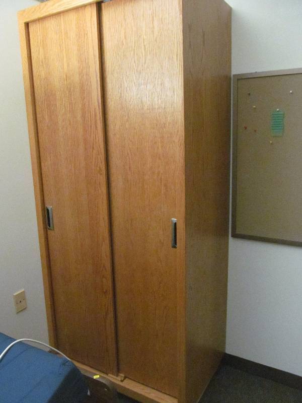 lot 157 image: (107) wardrobe cabinet