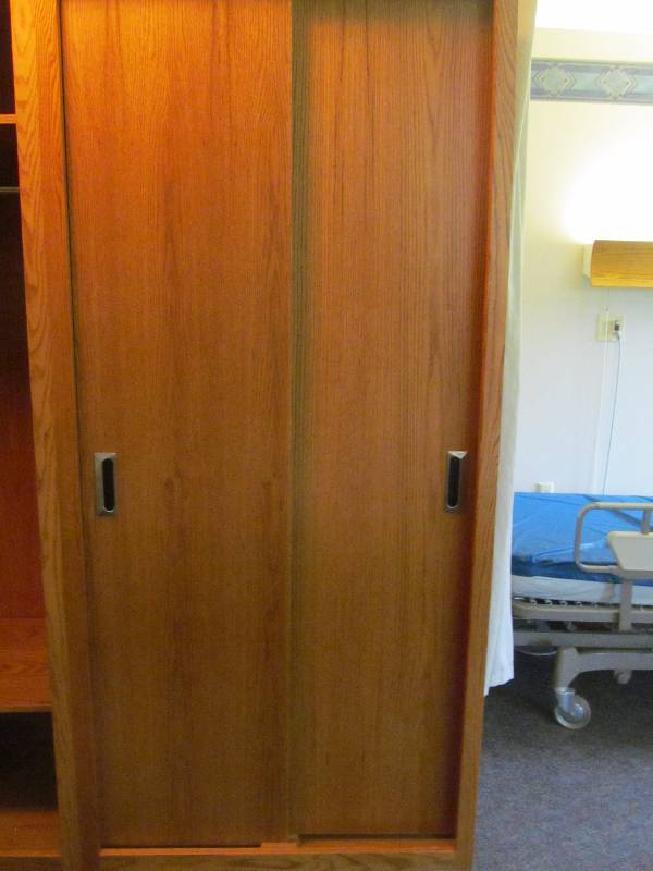lot 308 image: (214)wardrobe cabinet