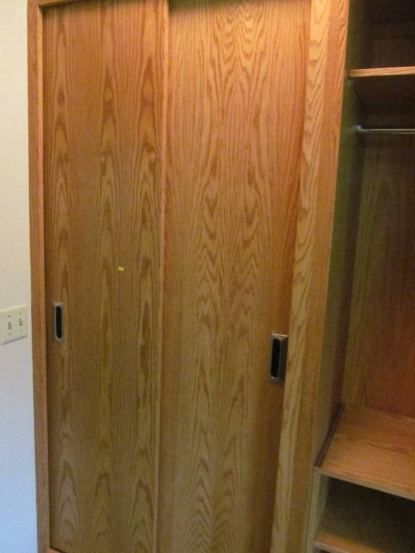 lot 309 image: (214) wardrobe cabinet