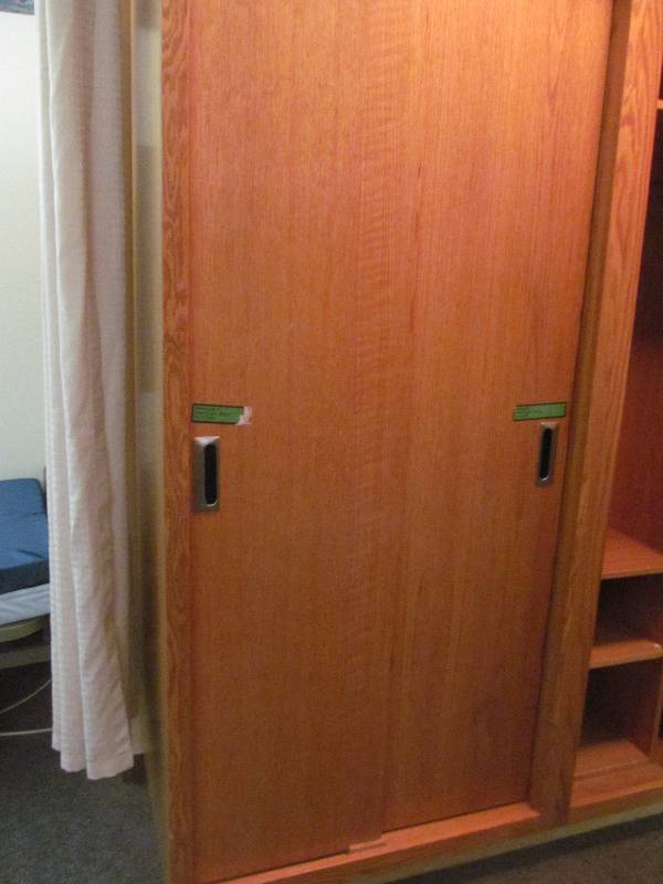lot 312 image: (215) wardrobe cabinet