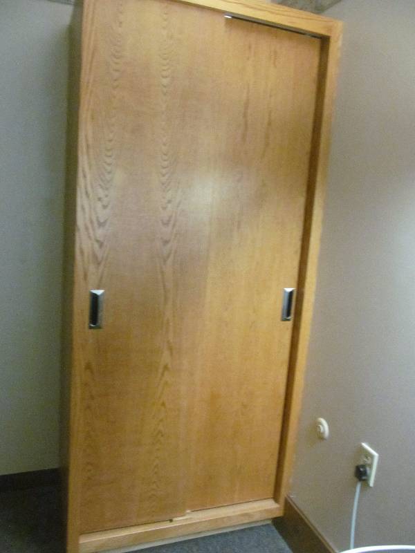 lot 341 image: (211) wardrobe cabinet