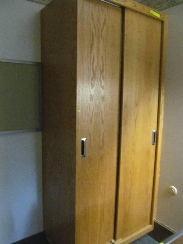lot 346 image: (209) Wardrobe cabinet