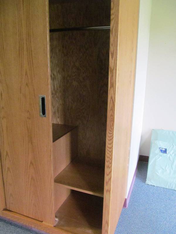 lot 408 image: (202) wardrobe cabinet