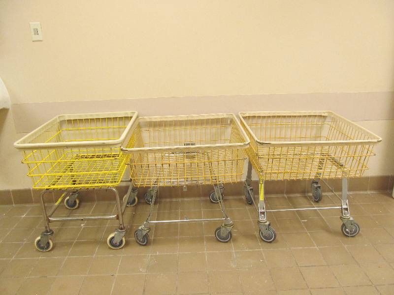 lot 479 image: wire laundry carts