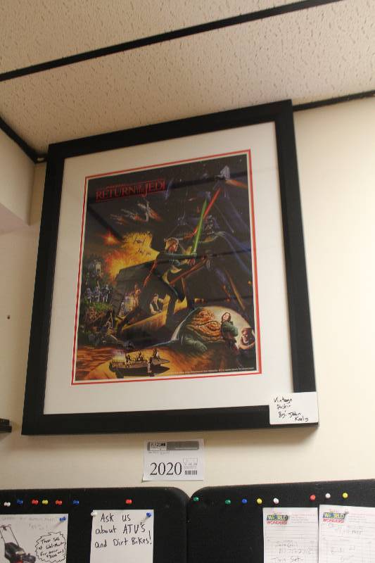 lot 2020 image: Star Wars Framed Matted Wall Art